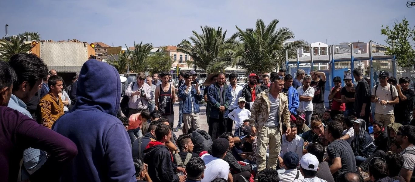 Ημαθία: Διαμαρτυρία αλλοδαπών στη δομή Αγίας Βαρβάρας - Ζητούν καλύτερες συνθήκες διαβίωσης